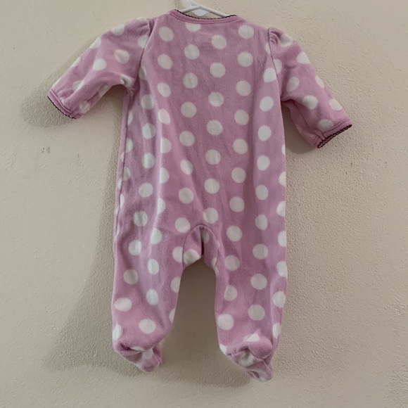 🦋 Carter’s Baby Girl Footie Pajamas. Size 0-3M. “I Love Daddy”. - Picture 2 of 3